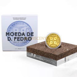 Moeda 2,5€ D Pedro Ouro Proof Portugal 2023