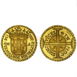 Moeda 1.5€ Engenhoso de D. Sebastião Portugal 2022 Ouro Proof