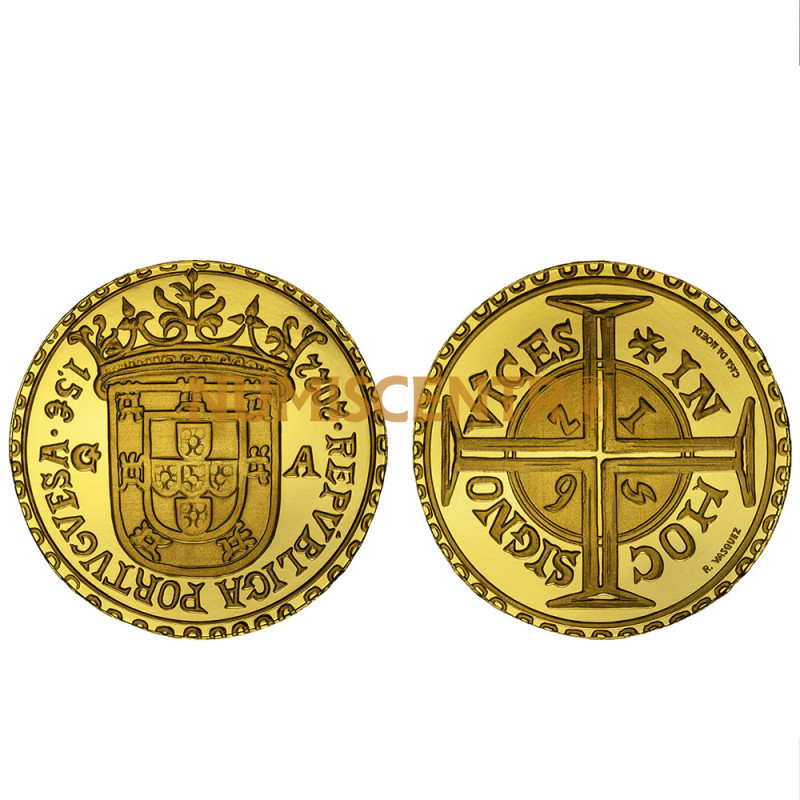 Moeda 1.5€ Engenhoso de D. Sebastião Portugal 2022 Ouro Proof