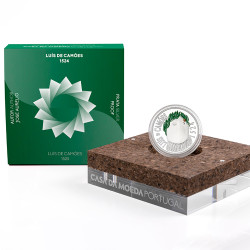 Moeda 5 Euros Luís Camões Portugal 2024 Prata Proof
