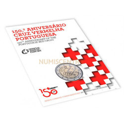 Moeda 2 Euros Cruz Vermelha - Portugal 2015 BNC