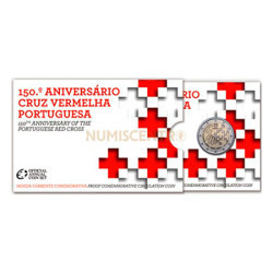 Moeda 2 Euros Cruz Vermelha - Portugal 2015 Proof