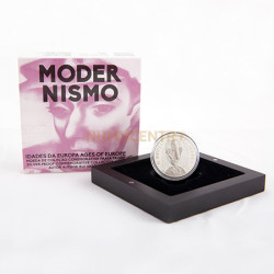 Moeda 5 Euro O Modernismo Portugal 2016 Prata Proof