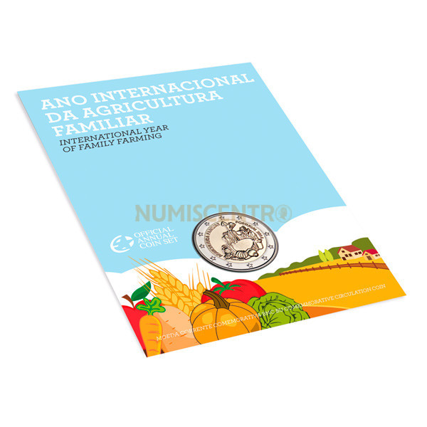 2 Euros Anos Internacional Agricultura Familiar BNC Portugal 2014