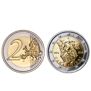 2 Euros 200 Anos da Fundação Carabiniere Italia 2014