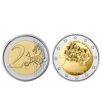 2 Euros Independencia 1921 Malta 2013
