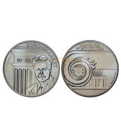 Moeda 2,5€ Comemorativa Centenário Nascimento João villaret Cuproníquel 2013