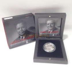 Moeda 2,5€ Comemorativa Centenário Nascimento João villaret Prata Proof 2013