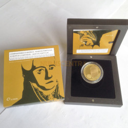 Moeda 2,5€ Comemorativa Marcos Portugal Ouro Proof 2014