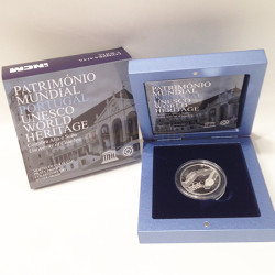 Moeda 2,5€ Comemorativa Universidade Coimbra Alta e Sofia Portugal Prata Proof 2014aaaaa