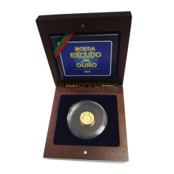 Moeda Ouro 1 Escudo Portugal 2001