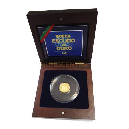 Moeda Ouro 1 Escudo Portugal 2001