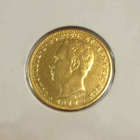 Moeda Ouro 5000 Reis D Luis I 1862 (SOB)