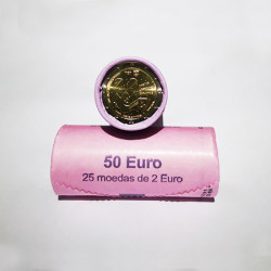 Rolo Moedas 2 Euros 150 Anos da PSP Portugal 2017