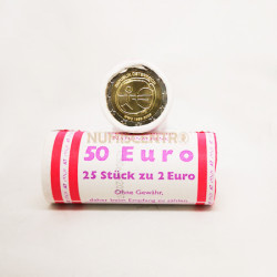 Rolo Moedas 2 Euros 10 Aniversário da UEM Austria 2009