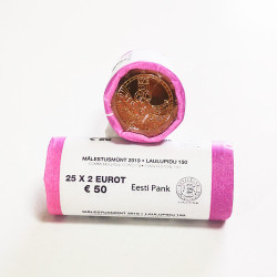 Rolo Moedas 2 Euros 150 Anos Festival da Canção Estónia 2019