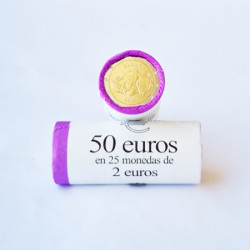 Rolo Moedas 2 Euros Bisonte Grutas Altamira Espanha 2015
