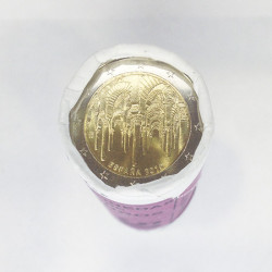 Rolo Moedas 2 Euros Centro Histórico de Cordoba Espanha 2010