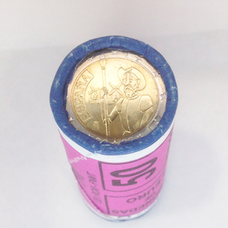 Rolo Moedas 2 Euros D Quixote Espanha 2005