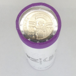 Rolo Moedas 2 Euros Santiago de Compostela Espanha 2018