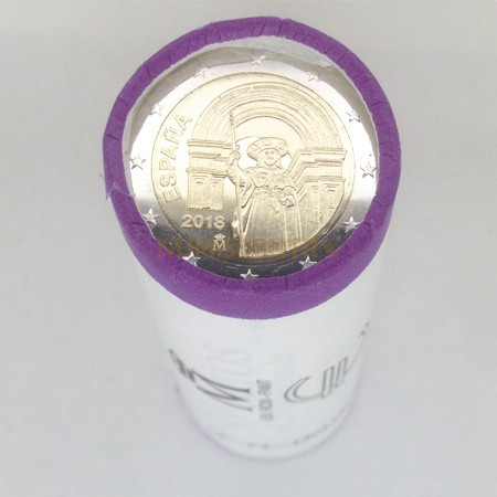Rolo Moedas 2 Euros Santiago de Compostela Espanha 2018