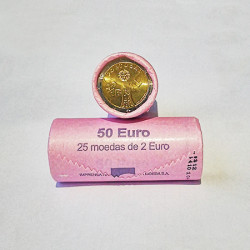 Rolo Moedas 2 Euros 40 Aniversário do 25 Abril Portugal 2014