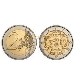 2 Euros Tratado Eliseu França 2013